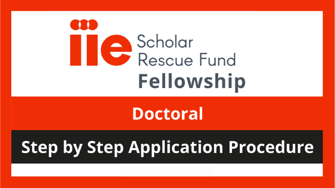 IIE-SRF Fellowship